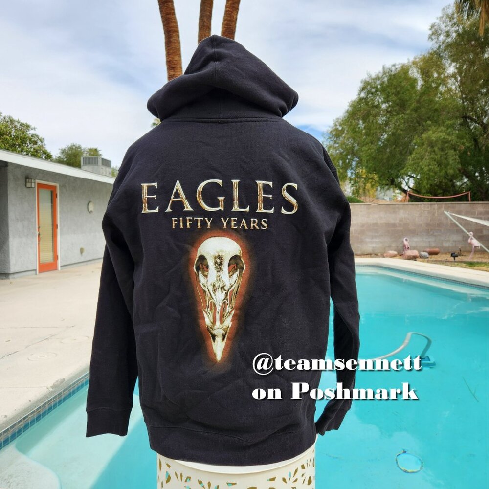 Eagles Zip Hoodie / Fifty Years / Official Eagles Merch from Sphere Las Vegas